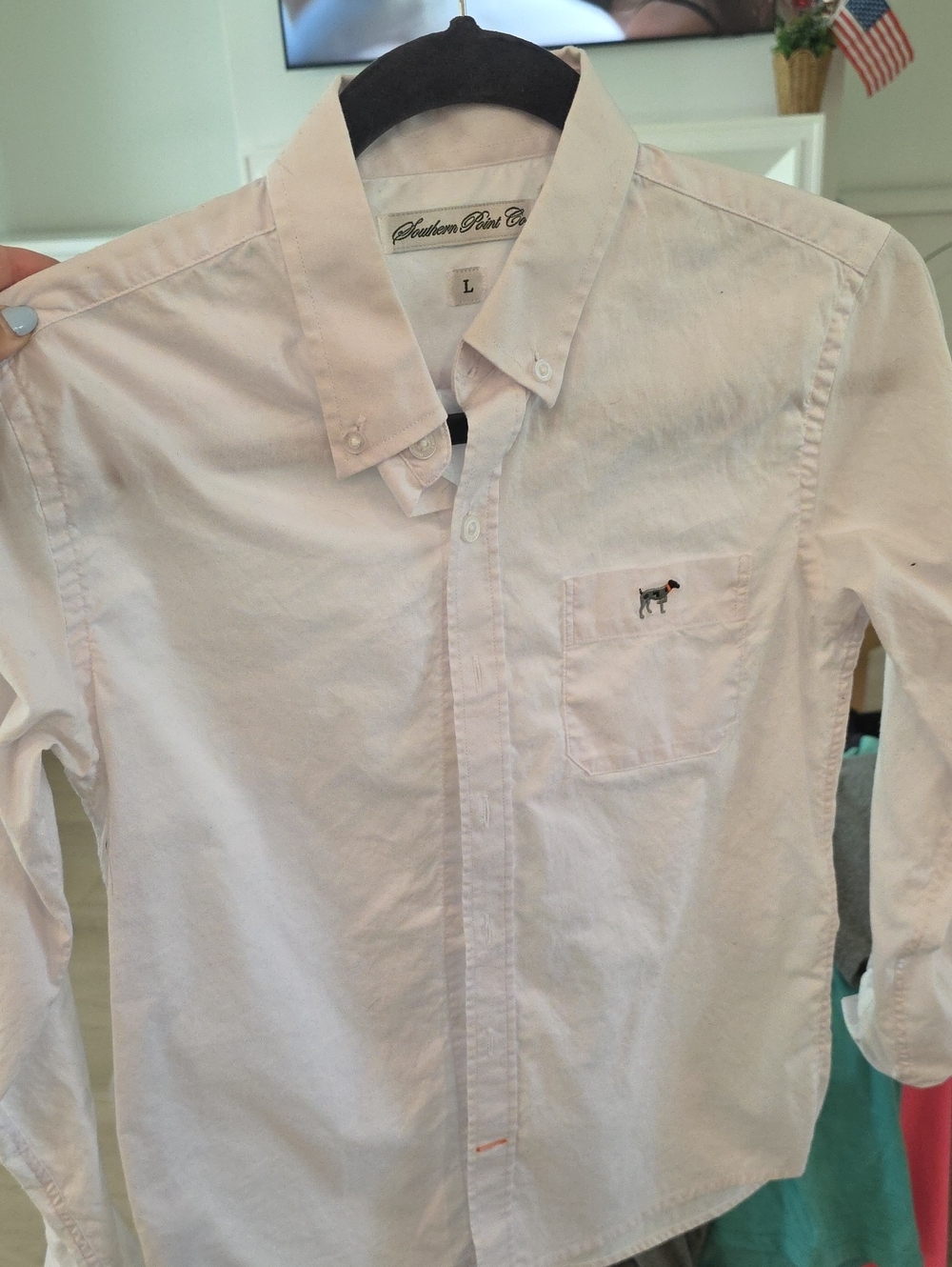 Youth Southern Point Button-Down Shirt - L